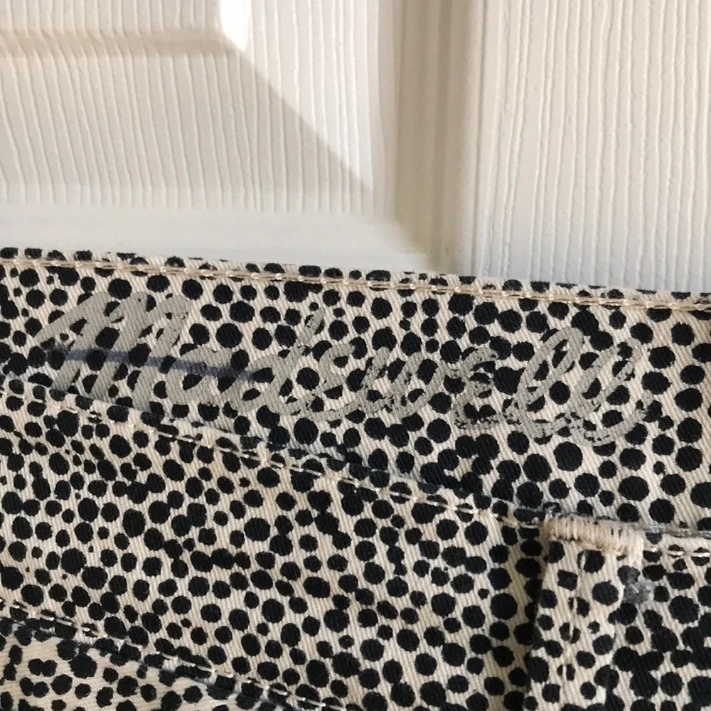 MADEWELL Safari Dot‎ Skinny Ankle Jeans / 25